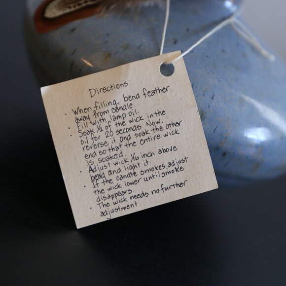 Feather River Pottery Ceramic Oil Candle Vase - Rare Vintage Piece - Picture 7 of 9